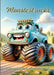 Monstertrucks: Gigantischer Ausmalspaß by Ela Artjoy