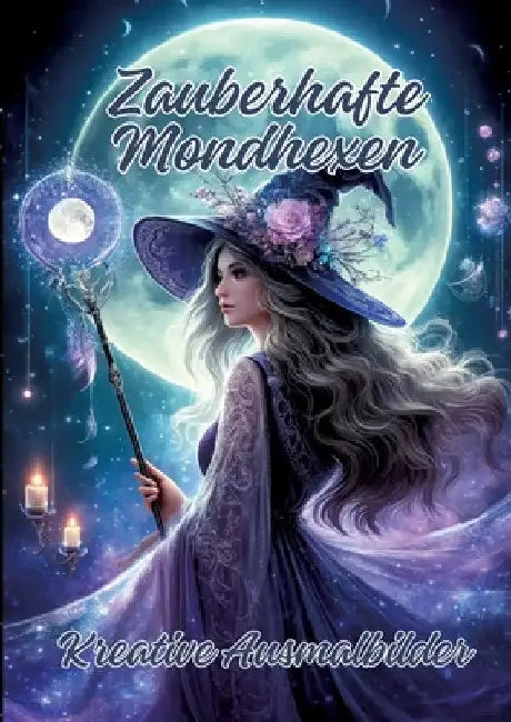 Zauberhafte Mondhexen: Kreative Ausmalbilder by Ela Artjoy