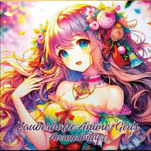 Zauberhafte Anime-Girls: Ausmalbilder by Ela Artjoy