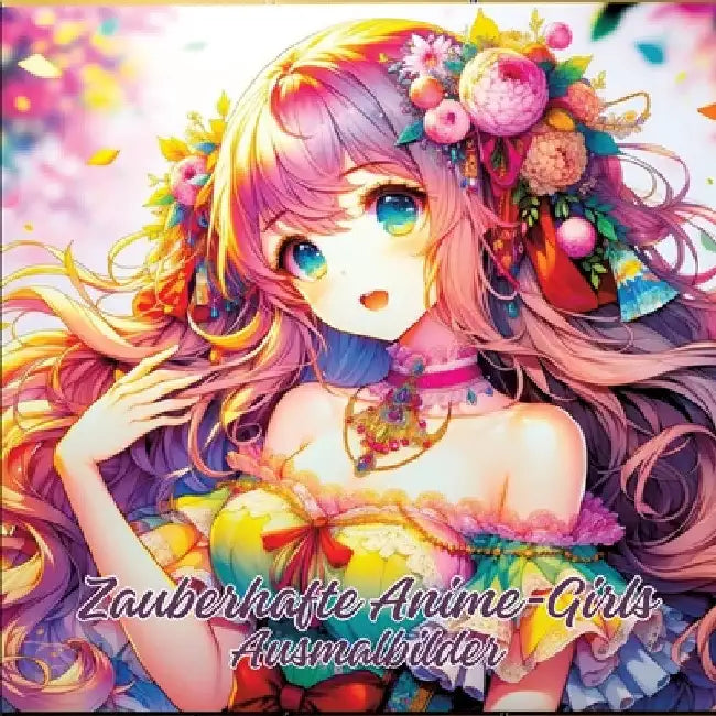 Zauberhafte Anime-Girls: Ausmalbilder by Ela Artjoy