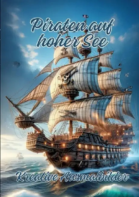 Piraten auf hoher See: Kreative Ausmalbilder by Ela Artjoy