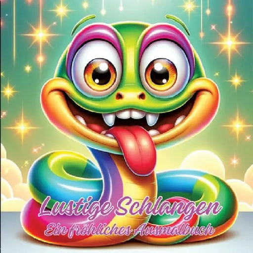 Lustige Schlangen: Ein fröhliches Ausmalbuch by Ela Artjoy