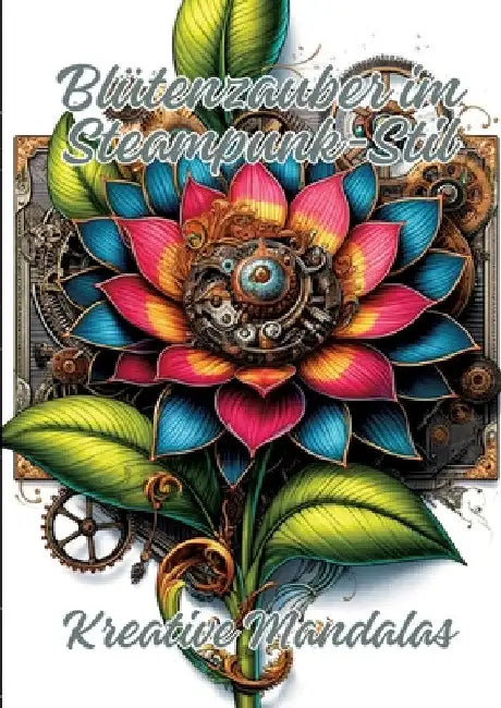 Blütenzauber im Steampunk-Stil: Kreative Mandalas by Ela Artjoy