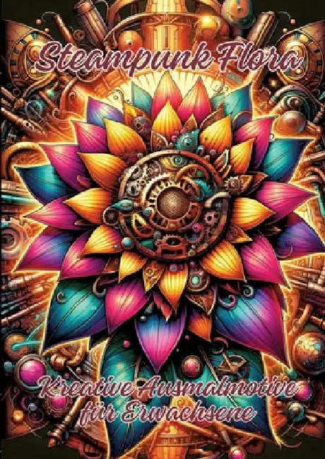 Steampunk Flora: Kreative Ausmalmotive für Erwachsene by Ela Artjoy