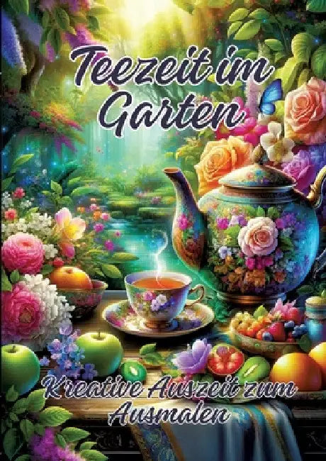 Teezeit im Garten: Kreative Auszeit zum Ausmalen by Ela Artjoy