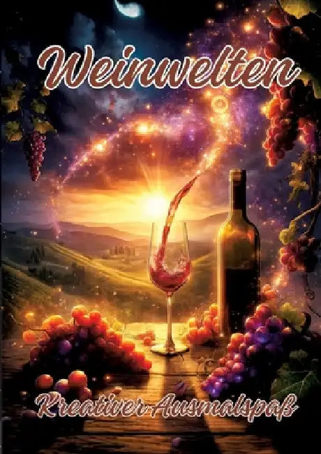 Weinwelten: Kreativer Ausmalspaß by Ela Artjoy