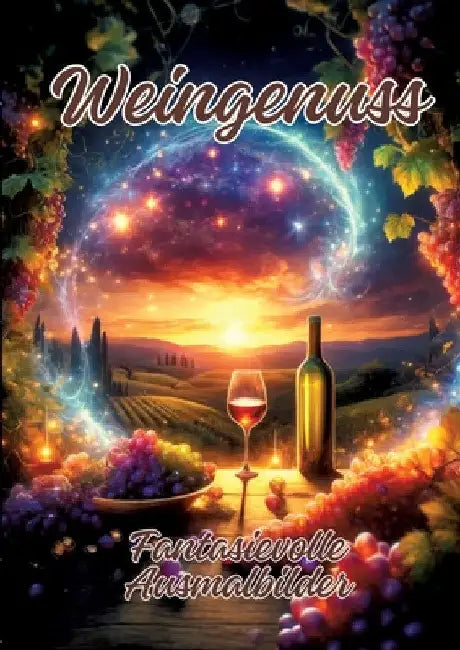 Weingenuss: Fantasievolle Ausmalbilder by Ela Artjoy