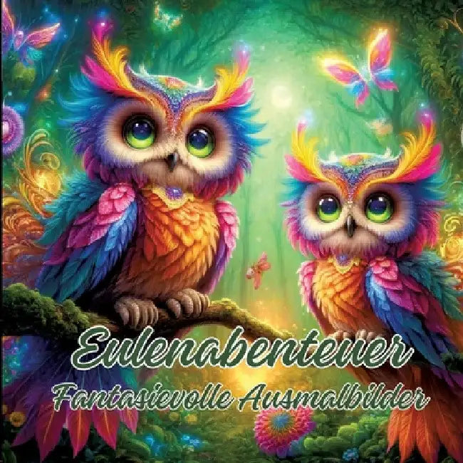 Eulenabenteuer: Fantasievolle Ausmalbilder by Ela Artjoy