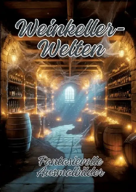 Weinkeller-Welten: Fantasievolle Ausmalbilder by Ela Artjoy