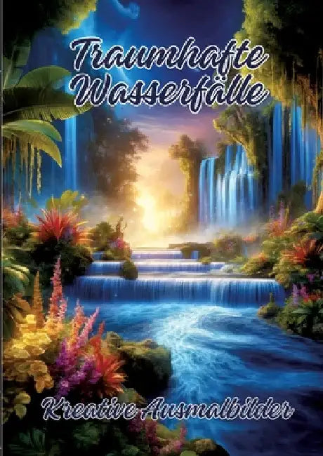Traumhafte Wasserfälle: Kreative Ausmalbilder by Ela Artjoy