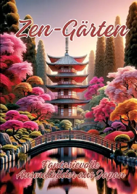 Zen-Gärten: Fantasievolle Ausmalbilder aus Japan by Ela Artjoy