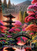 Zauberhafte Japanische Gärten: Farbenfroher Malspaß by Ela Artjoy