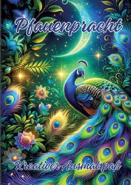 Pfauenpracht: Kreativer Ausmalspaß by Ela Artjoy