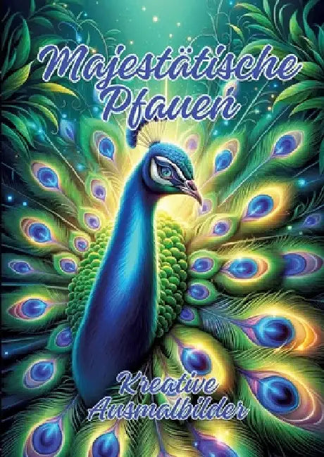 Majestätische Pfauen: Kreative Ausmalbilder by Ela Artjoy