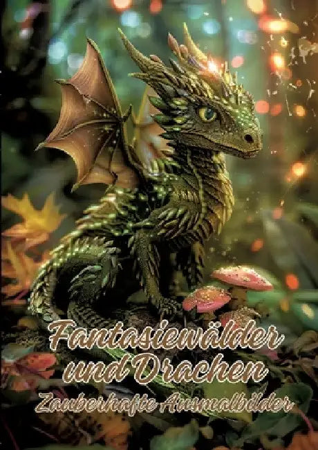 Fantasiewälder und Drachen: Zauberhafte Ausmalbilder by Ela Artjoy