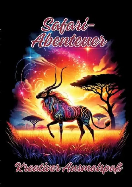 Safari-Abenteuer: Kreativer Ausmalspaß by Ela Artjoy