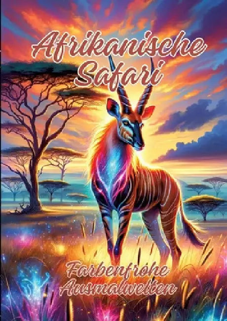 Afrikanische Safari: Farbenfrohe Ausmalwelten by Ela Artjoy