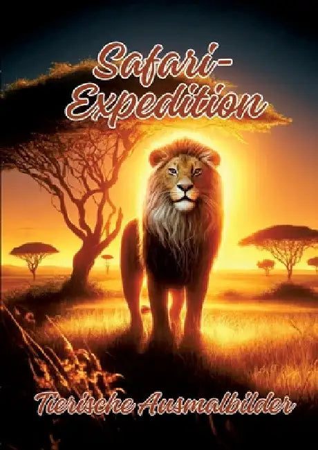 Safari-Expedition: Tierische Ausmalbilder by Ela Artjoy