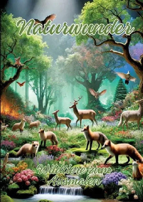 Naturwunder: Wildtiere zum Ausmalen by Ela Artjoy