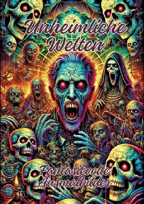 Unheimliche Welten: Fantasievolle Ausmalbilder by Ela Artjoy