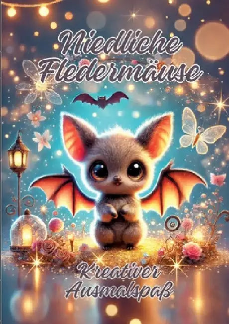 Niedliche Fledermäuse: Kreativer Ausmalspaß by Ela Artjoy