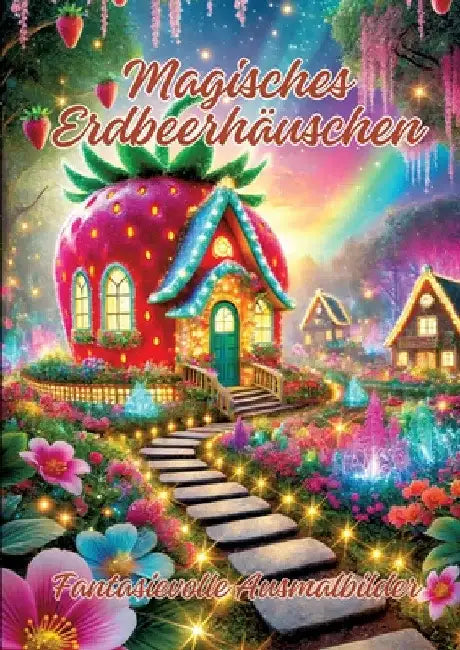 Magisches Erdbeerhäuschen: Fantasievolle Ausmalbilder by Ela Artjoy