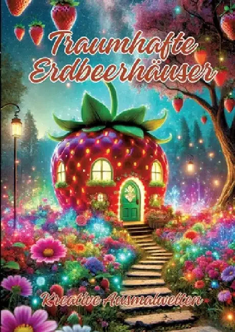 Traumhafte Erdbeerhäuser: Kreative Ausmalwelten by Ela Artjoy
