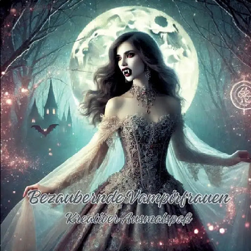 Bezaubernde Vampirfrauen: Kreativer Ausmalspaß by Ela Artjoy