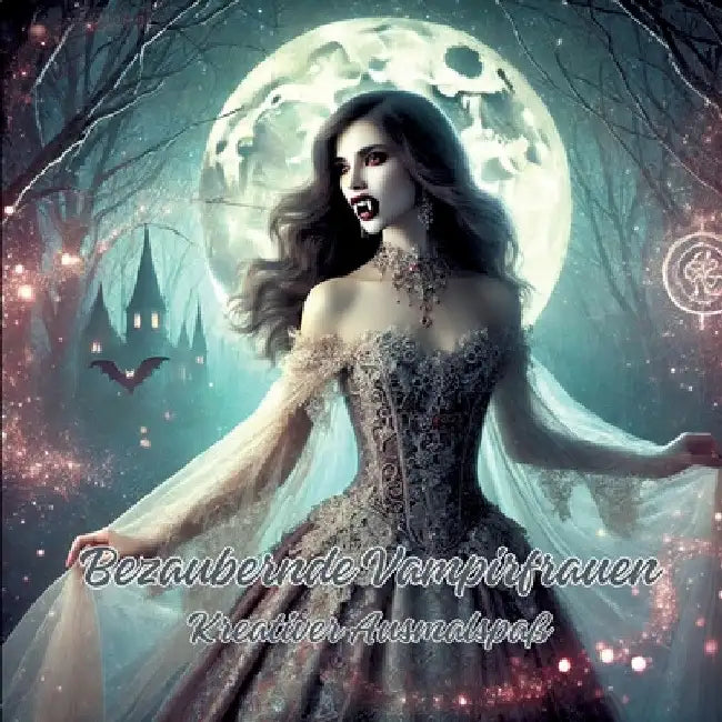 Bezaubernde Vampirfrauen: Kreativer Ausmalspaß by Ela Artjoy