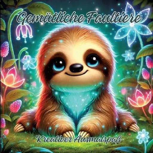 Gemütliche Faultiere: Kreativer Ausmalspaß by Ela Artjoy