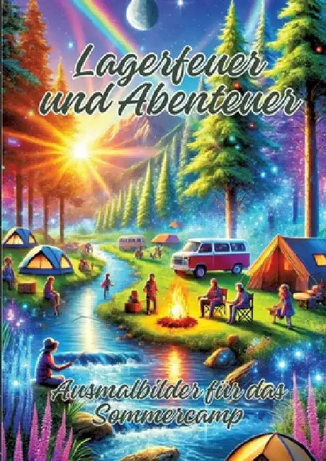 Lagerfeuer und Abenteuer: Ausmalbilder für das Sommercamp by Ela Artjoy