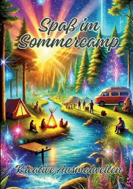 Spaß im Sommercamp: Kreative Ausmalwelten by Ela Artjoy