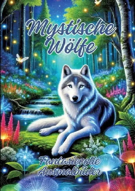 Mystische Wölfe: Fantasievolle Ausmalbilder by Ela Artjoy
