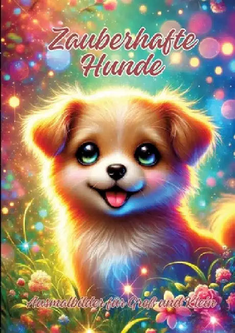 Zauberhafte Hunde: Ausmalbilder für Groß und Klein by Ela Artjoy