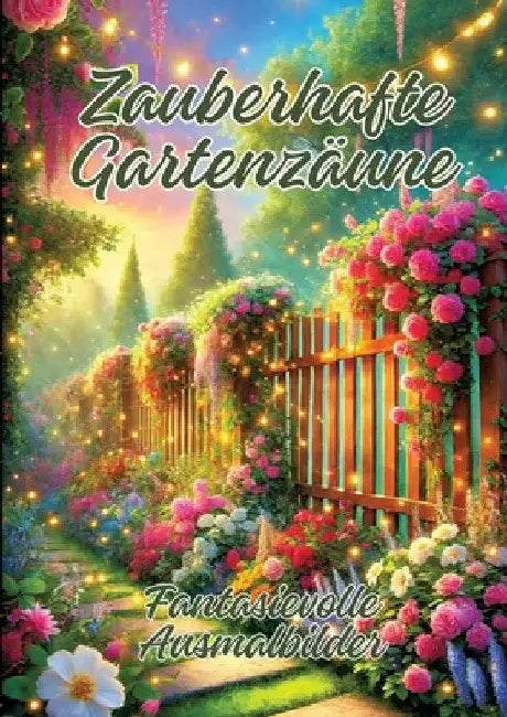 Zauberhafte Gartenzäune: Fantasievolle Ausmalbilder by Ela Artjoy