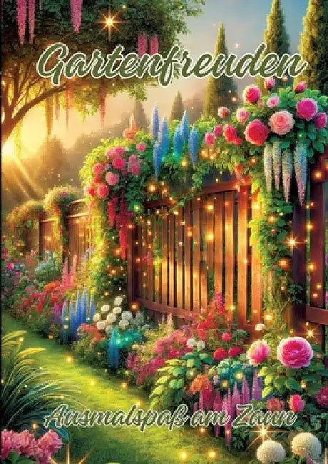 Gartenfreuden: Ausmalspaß am Zaun by Ela Artjoy