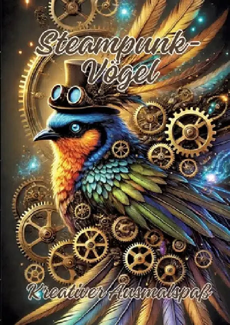 Steampunk-Vögel: Kreativer Ausmalspaß by Ela Artjoy
