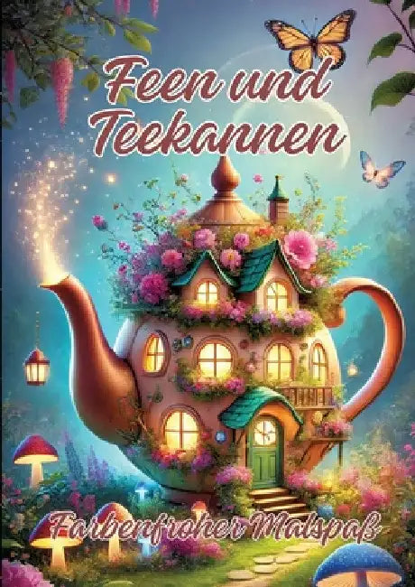 Feen und Teekannen: Farbenfroher Malspaß by Ela Artjoy