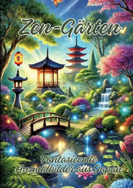 Zen-Gärten: Fantasievolle Ausmalbilder aus Japan by Ela Artjoy
