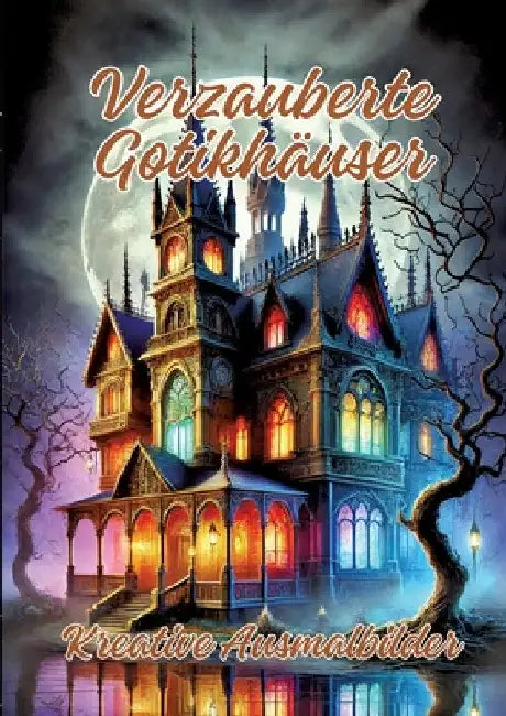 Verzauberte Gotikhäuser: Kreative Ausmalbilder by Ela Artjoy