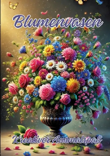 Blumenvasen: Kreativer Ausmalspaß by Ela Artjoy
