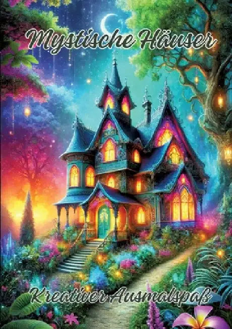 Mystische Häuser: Kreativer Ausmalspaß by Ela Artjoy