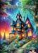 Mystische Häuser: Kreativer Ausmalspaß by Ela Artjoy