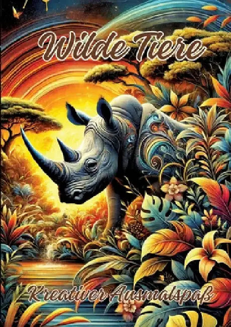 Wilde Tiere: Kreativer Ausmalspaß by Ela Artjoy
