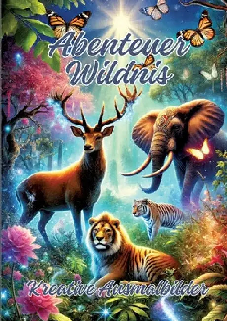 Abenteuer Wildnis: Kreative Ausmalbilder by Ela Artjoy