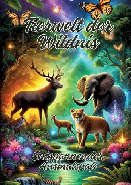Tierwelt der Wildnis: Entspannender Ausmalspaß by Ela Artjoy