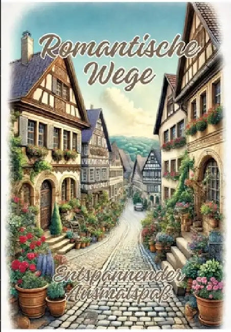 Romantische Wege: Entspannender Ausmalspaß by Ela Artjoy