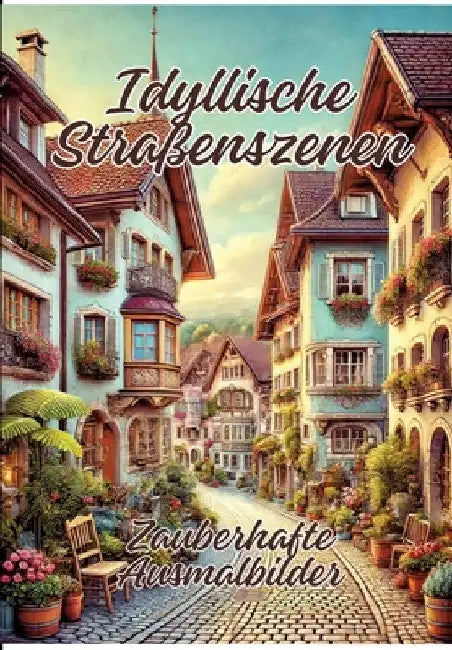 Idyllische Straßenszenen: Zauberhafte Ausmalbilder by Ela Artjoy