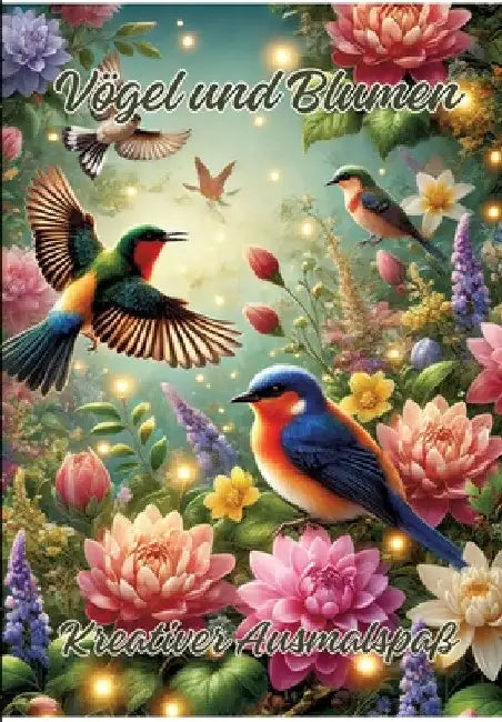 Vögel und Blumen: Kreativer Ausmalspaß by Ela Artjoy