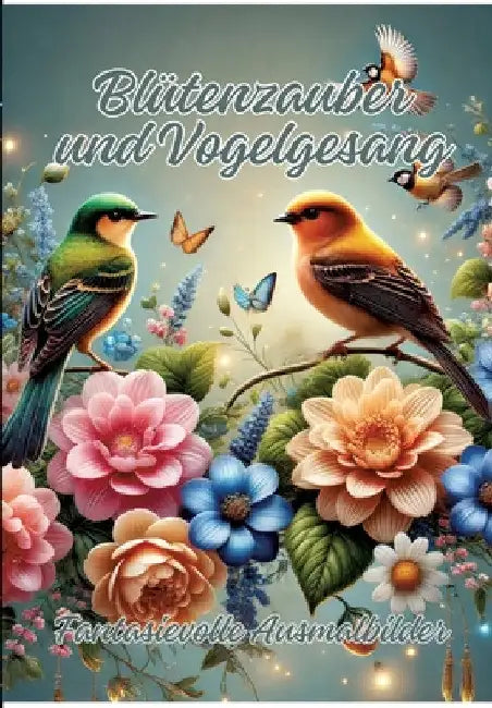 Blütenzauber und Vogelgesang: Fantasievolle Ausmalbilder by Ela Artjoy